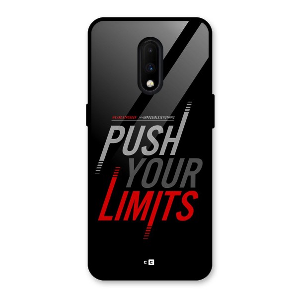 Push Your Limits Glass Back Case for OnePlus 7