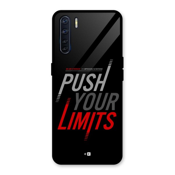 Push Your Limits Glass Back Case for Oppo F15
