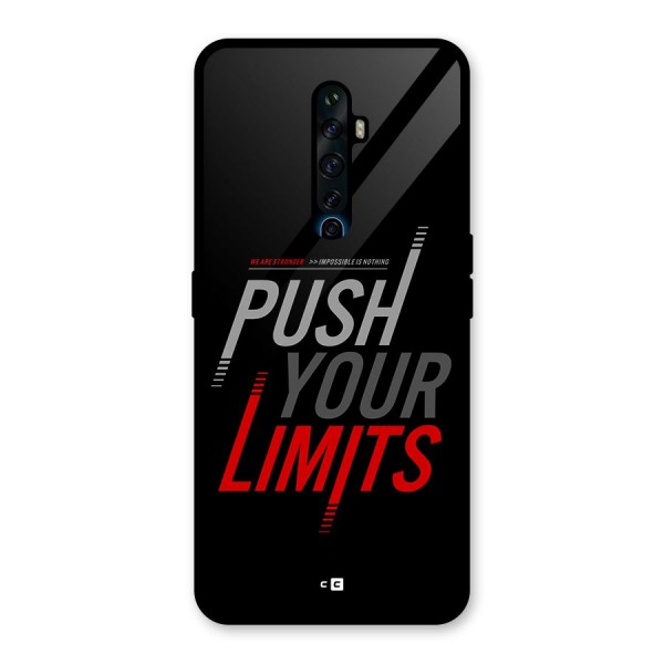Push Your Limits Glass Back Case for Oppo Reno2 Z