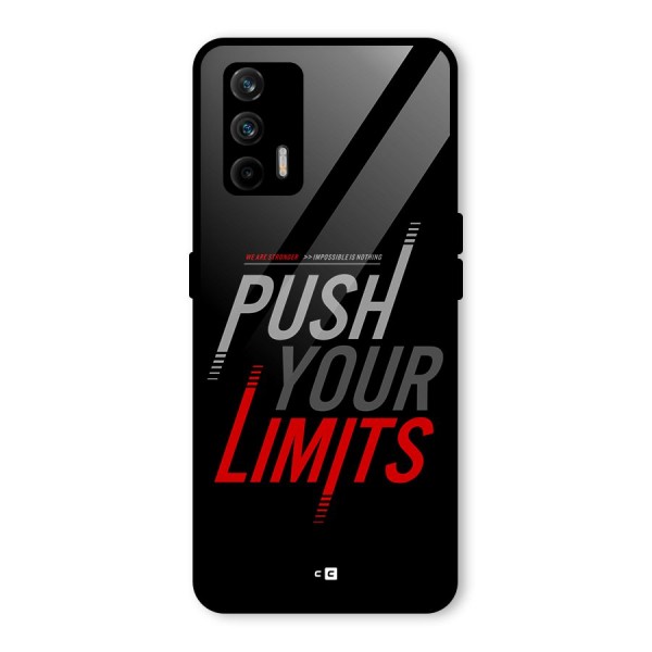 Push Your Limits Glass Back Case for Realme X7 Max