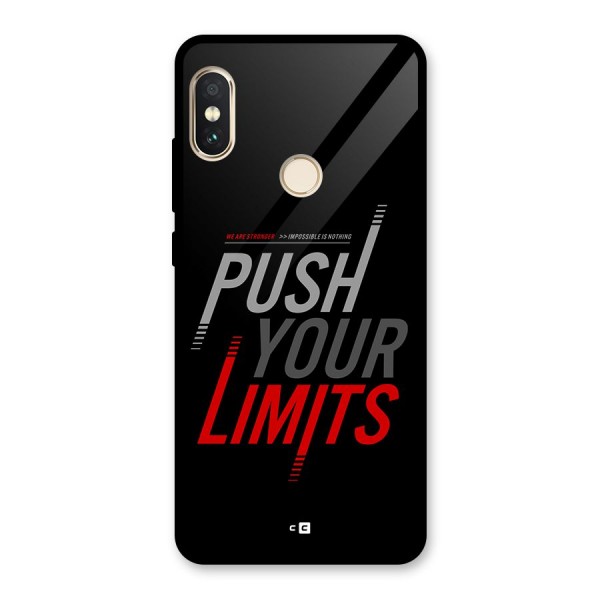 Push Your Limits Glass Back Case for Redmi Note 5 Pro