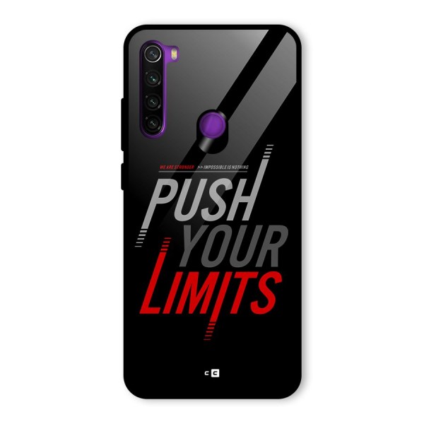 Push Your Limits Glass Back Case for Redmi Note 8