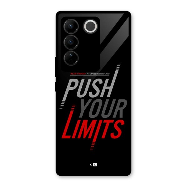 Push Your Limits Glass Back Case for Vivo V27
