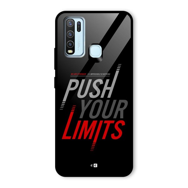 Push Your Limits Glass Back Case for Vivo Y30
