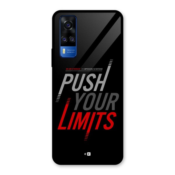 Push Your Limits Glass Back Case for Vivo Y51