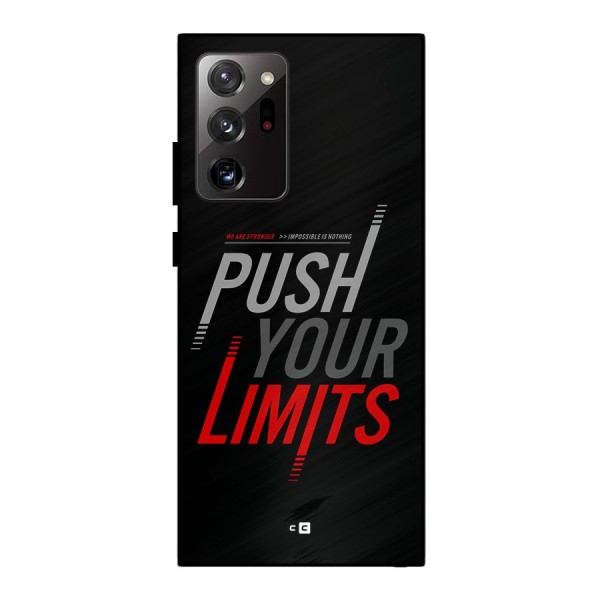 Push Your Limits Metal Back Case for Galaxy Note 20 Ultra