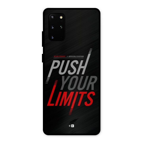 Push Your Limits Metal Back Case for Galaxy S20 Plus