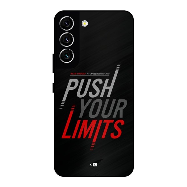 Push Your Limits Metal Back Case for Galaxy S22 5G