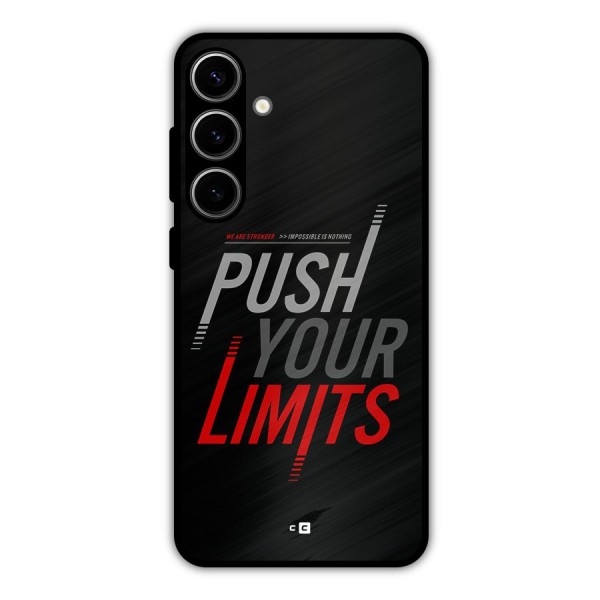 Push Your Limits Metal Back Case for Galaxy S24 Plus