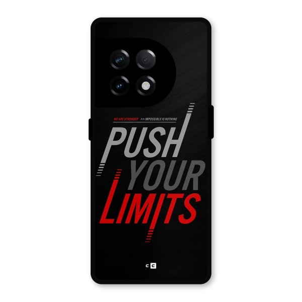 Push Your Limits Metal Back Case for OnePlus 11R