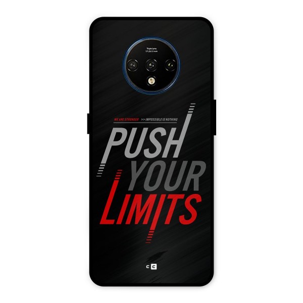 Push Your Limits Metal Back Case for OnePlus 7T