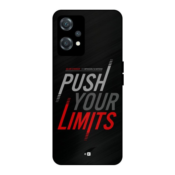 Push Your Limits Metal Back Case for OnePlus Nord CE 2 Lite 5G