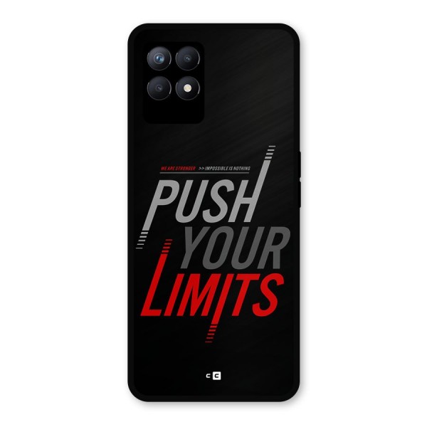 Push Your Limits Metal Back Case for Realme 8i