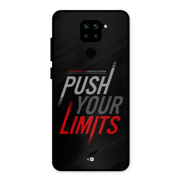 Push Your Limits Metal Back Case for Redmi Note 9
