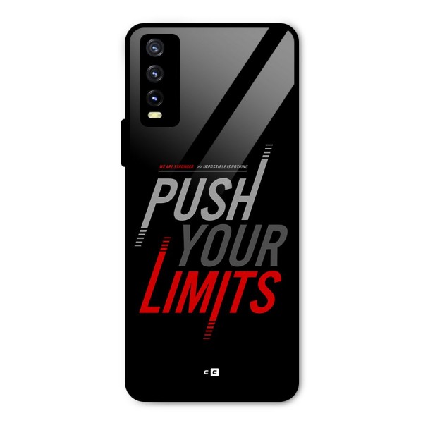 Push Your Limits Metal Back Case for Vivo Y20i