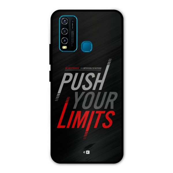 Push Your Limits Metal Back Case for Vivo Y50