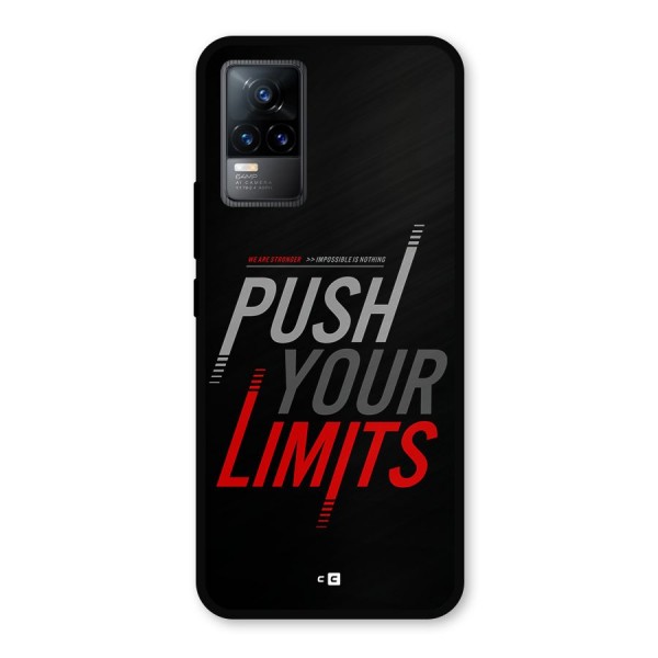 Push Your Limits Metal Back Case for Vivo Y73