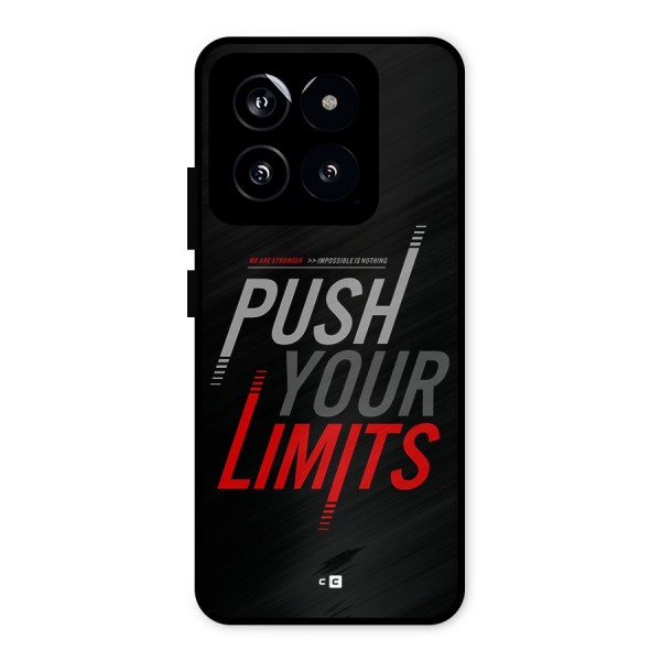 Push Your Limits Metal Back Case for Xiaomi 14