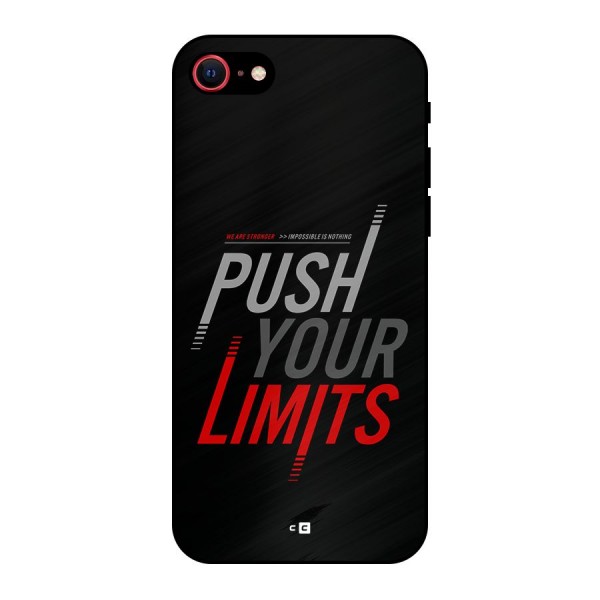Push Your Limits Metal Back Case for iPhone SE 2022