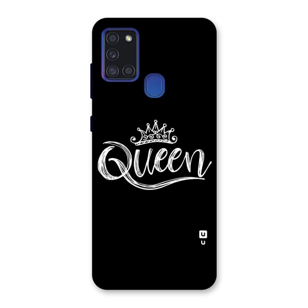 Queen Crown Back Case for Galaxy A21s