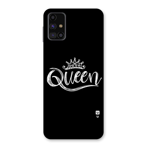 Queen Crown Back Case for Galaxy M31s