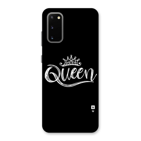 Queen Crown Back Case for Galaxy S20