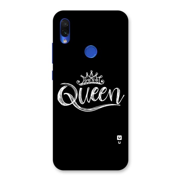 Queen Crown Back Case for Redmi Note 7S