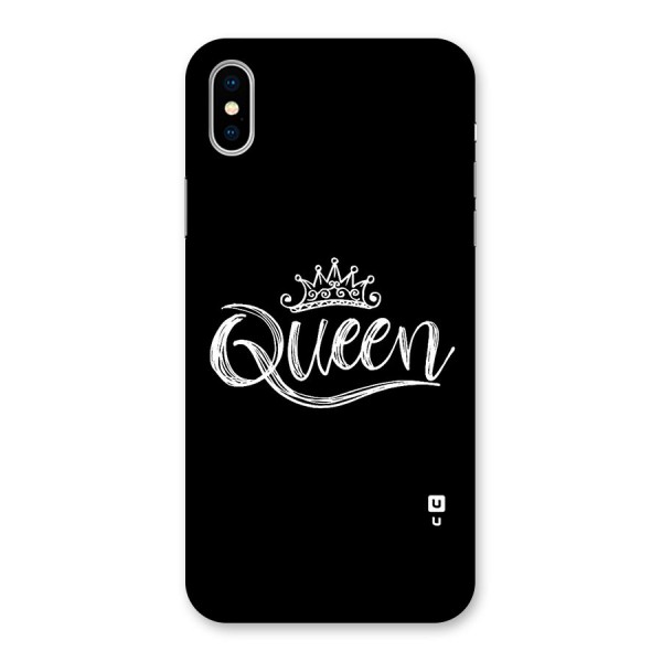 Queen Crown Back Case for iPhone X