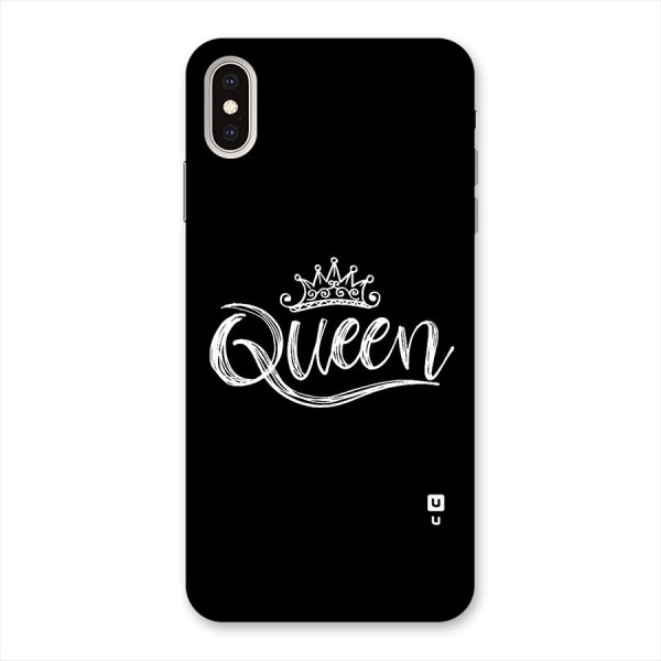 Queen Crown Back Case for iPhone XS Max