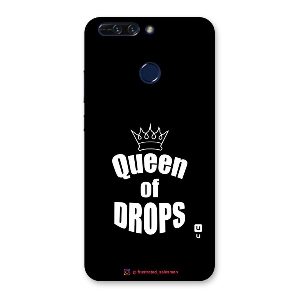 Queen of Drops Black Back Case for Honor 8 Pro
