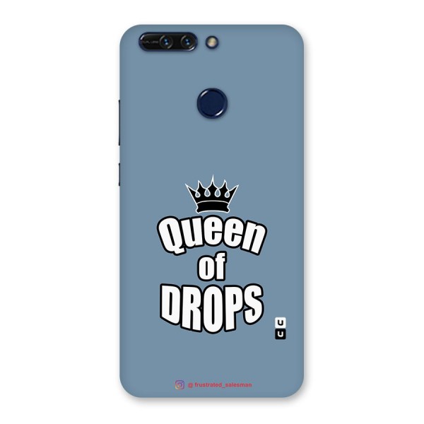 Queen of Drops SteelBlue Back Case for Honor 8 Pro