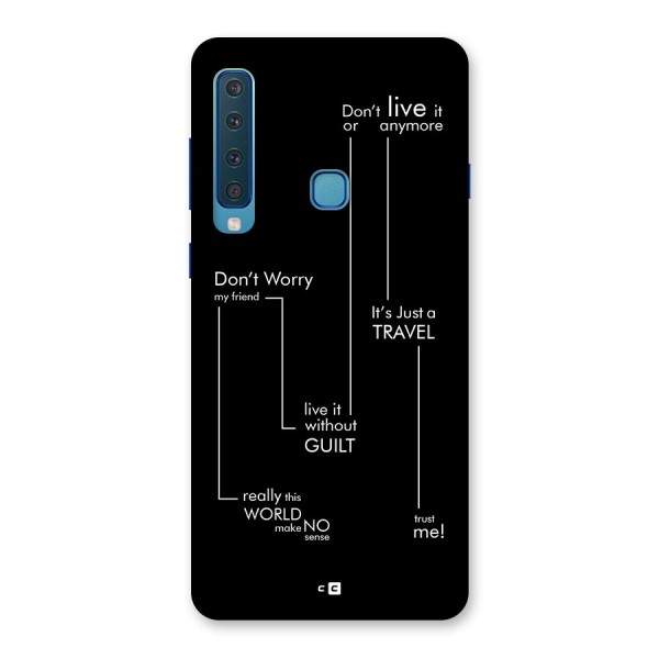 Quotes Of Life Back Case for Galaxy A9 (2018)