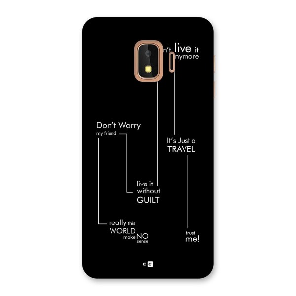 Quotes Of Life Back Case for Galaxy J2 Core