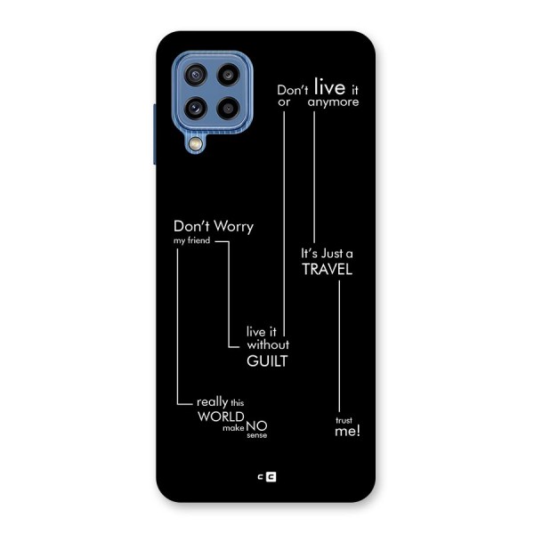 Quotes Of Life Back Case for Galaxy M32