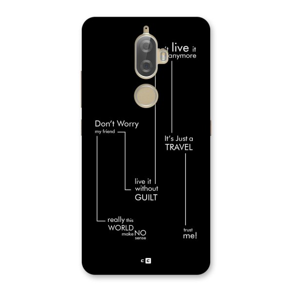 Quotes Of Life Back Case for Lenovo K8 Plus