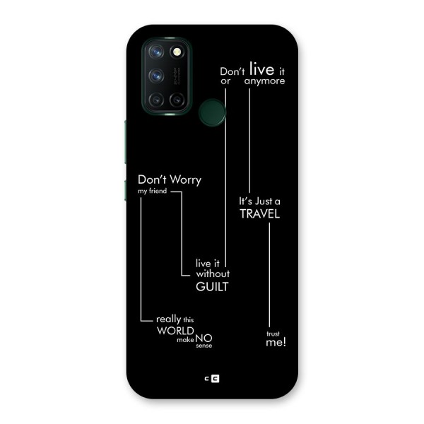 Quotes Of Life Back Case for Realme C17