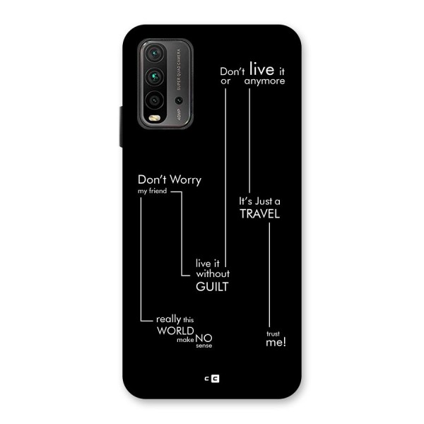 Quotes Of Life Back Case for Redmi 9 Power