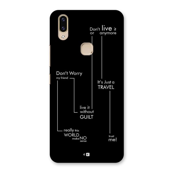 Quotes Of Life Back Case for Vivo V9 Youth
