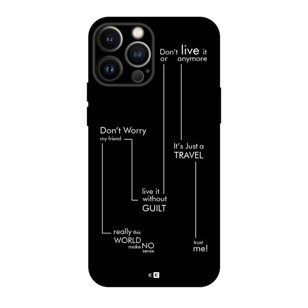 Quotes Of Life Back Case for iPhone 13 Pro Max