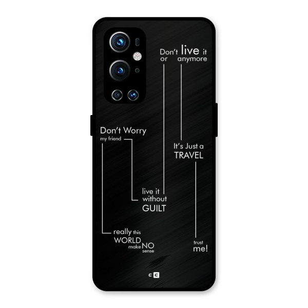Quotes Of Life Metal Back Case for OnePlus 9 Pro
