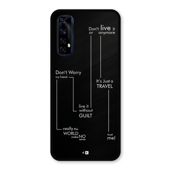 Quotes Of Life Metal Back Case for Realme Narzo 20 Pro