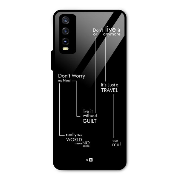 Quotes Of Life Metal Back Case for Vivo Y20i