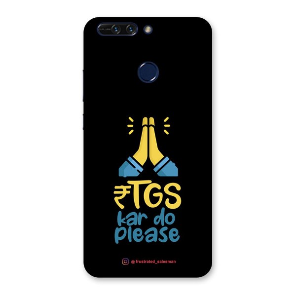 RTGS Kar Do Please Black Back Case for Honor 8 Pro