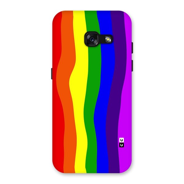 Rainbow Curves Back Case for Galaxy A3 (2017)