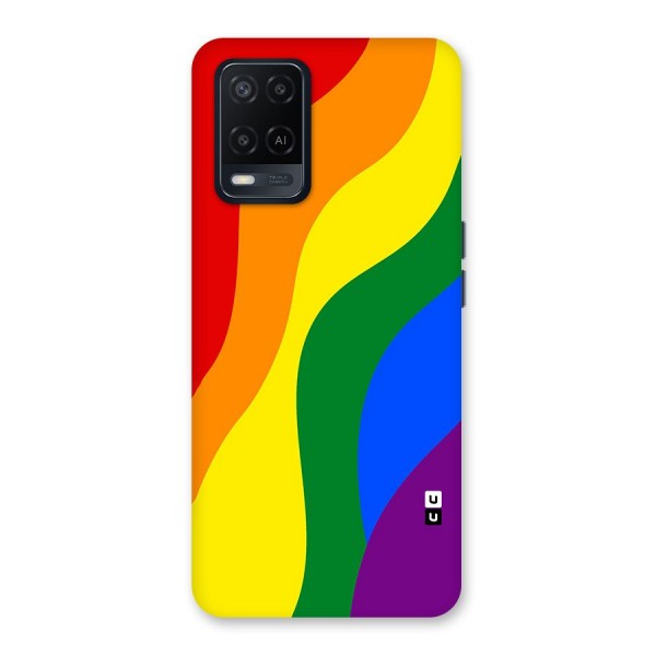 Rainbow Slant Curves Back Case for Oppo A54