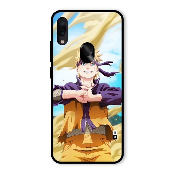 Ready Naruto Glass Back Case for Redmi Note 7S