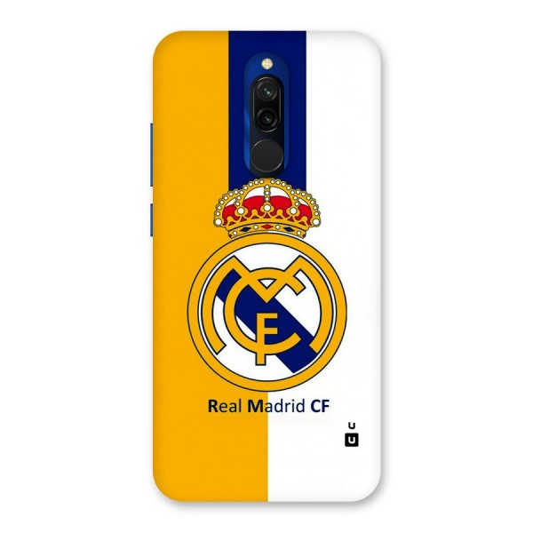 Real Madrid Glass Back Case for Redmi 8