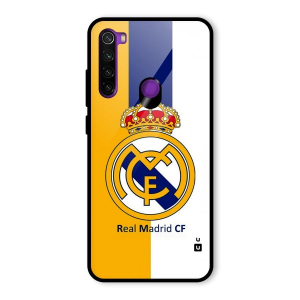 Real Madrid Glass Back Case for Redmi Note 8