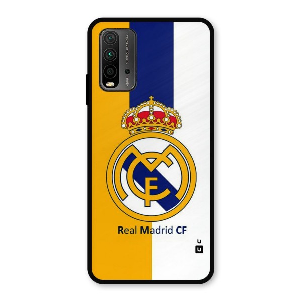 Real Madrid Metal Back Case for Redmi 9 Power