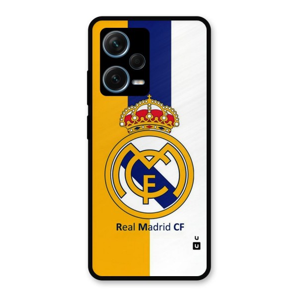 Real Madrid Metal Back Case for Redmi Note 12 Pro Plus 5G